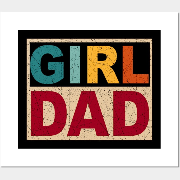 Vintage girl dad father day gift from daugter Wall Art by Venicecva Tee